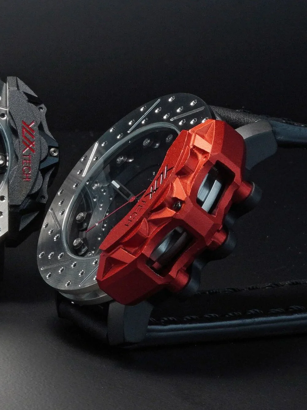 Men's Sport WristWatch Racing Style High performance Brake Disc watch